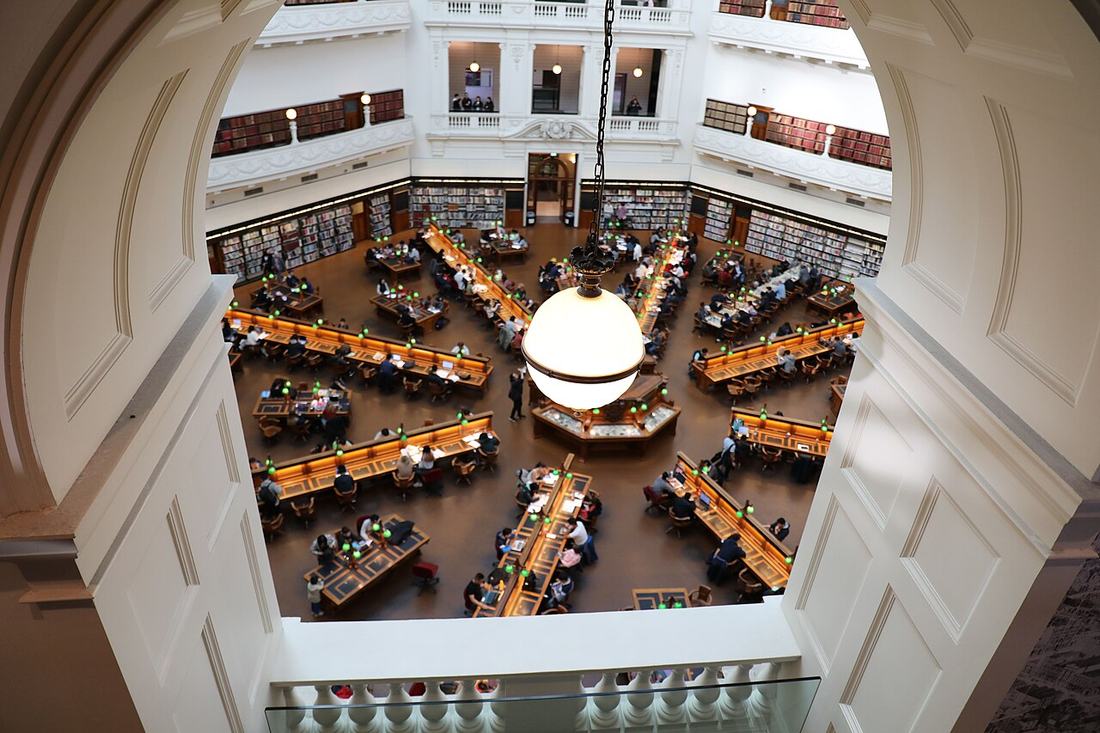 The La Trobe Reading Room at the State Library of Victoria