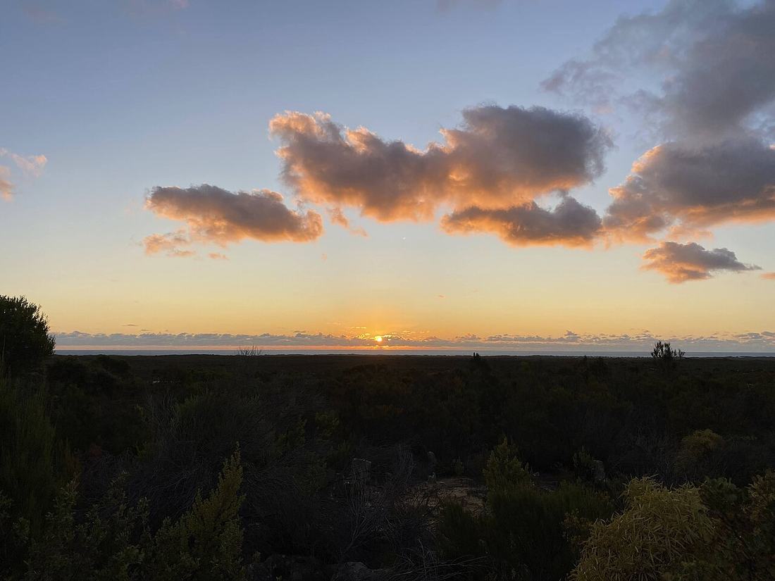 The Pinnacles desert at sunset in Western Australia